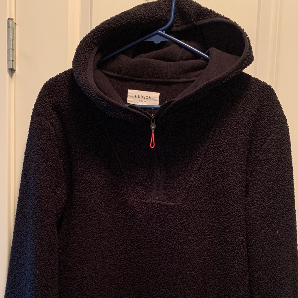 Hudson Black Fleece Hoodie for Women